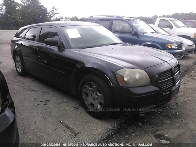 2D4FV47T56H479011 - 2006 DODGE MAGNUM SE BLACK photo 1