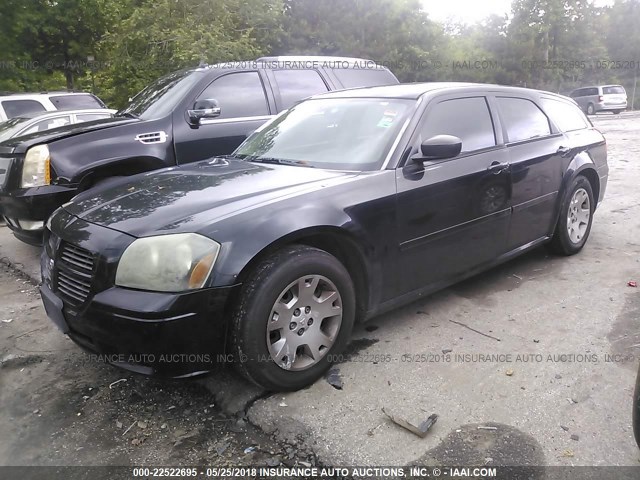 2D4FV47T56H479011 - 2006 DODGE MAGNUM SE BLACK photo 2