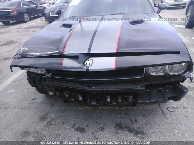 2B3CJ4DV0AH289788 - 2010 DODGE CHALLENGER SE BLACK photo 6