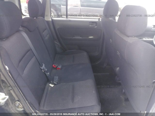 JTLKT324340166184 - 2004 TOYOTA SCION XB შავი ფოტო 8