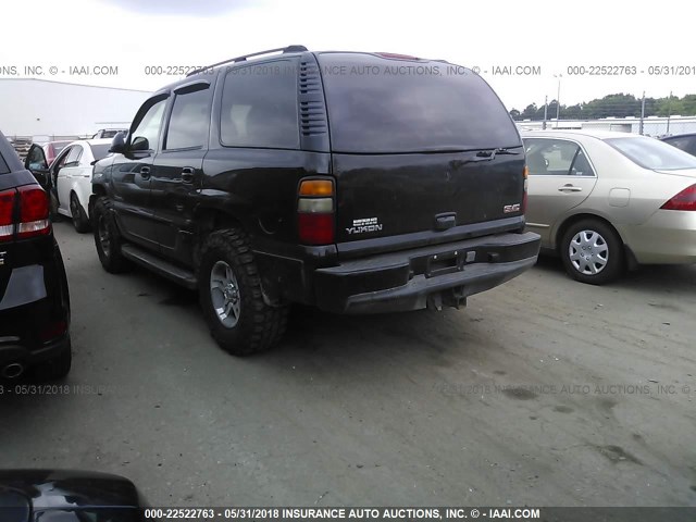 1GKEK63U84J199093 - 2004 GMC YUKON DENALI BLACK photo 3