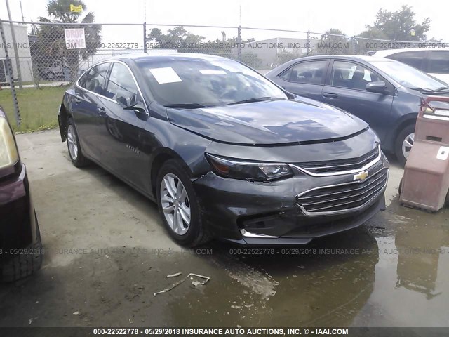 1G1ZE5ST0HF151273 - 2017 CHEVROLET MALIBU LT GRAY photo 6