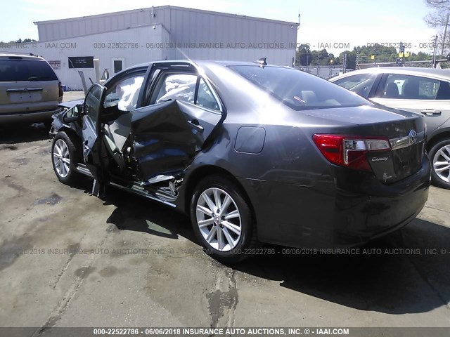 4T1BD1FK3CU005794 - 2012 TOYOTA CAMRY HYBRID/LE/XLE 灰色 照片 3