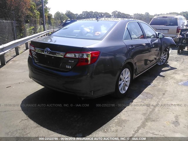 4T1BD1FK3CU005794 - 2012 TOYOTA CAMRY HYBRID/LE/XLE 灰色 照片 4