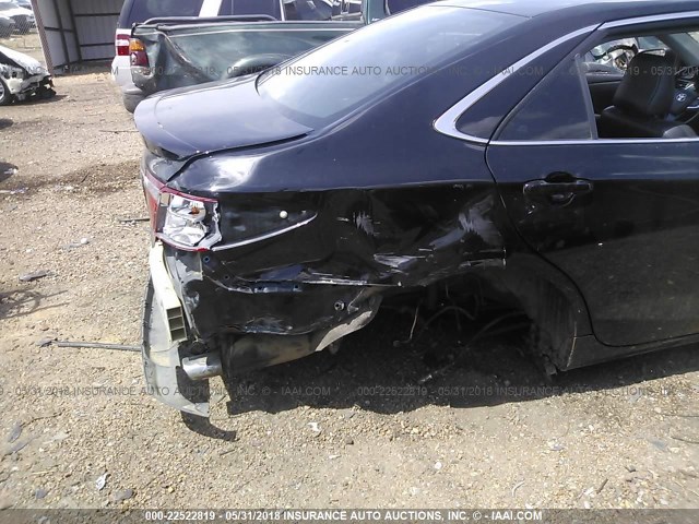 4T1BF1FK0FU491320 - 2015 TOYOTA CAMRY LE/XLE/SE/XSE BLACK photo 6