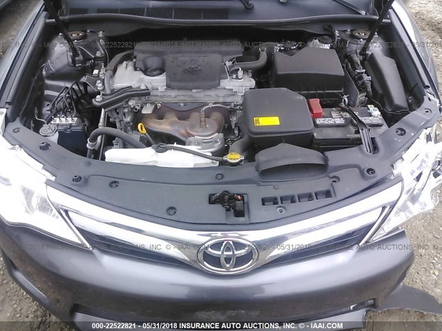 4T4BF1FK4CR218298 - 2012 TOYOTA CAMRY SE/LE/XLE 灰色 照片 10