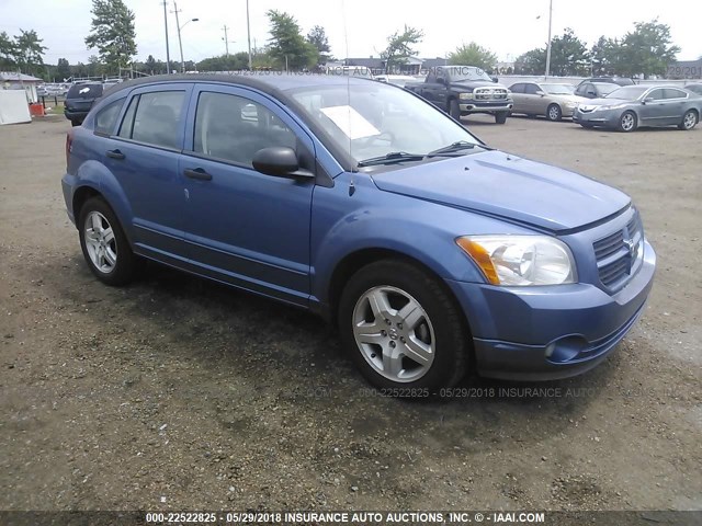 1B3HB48B97D235379 - 2007 DODGE CALIBER SXT BLUE photo 1