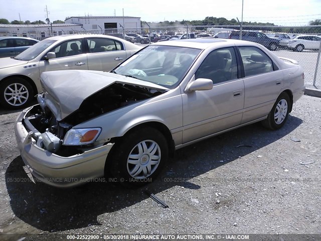 4T1BF22K0YU938467 - 2000 TOYOTA CAMRY LE/XLE 棕色 照片 2