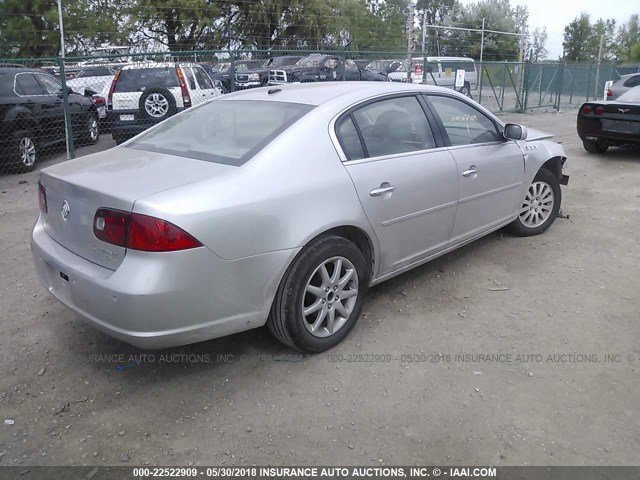 1G4HD572X7U180937 - 2007 BUICK LUCERNE CXL SILVER photo 4