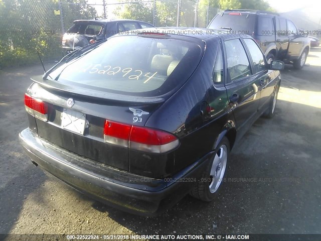 YS3DF58N6X2001741 - 1999 SAAB 9-3 SE BLACK photo 4