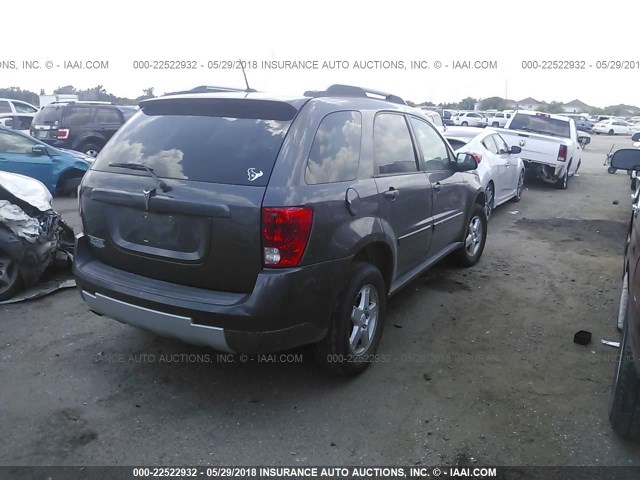 2CKDL33F686036832 - 2008 PONTIAC TORRENT GRAY photo 4