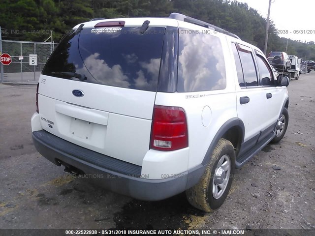 1FMZU63K33UC10838 - 2003 FORD EXPLORER XLT/XLT SPORT/NBX 白色 照片 4