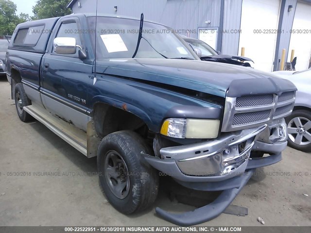 1B7HF16Y2RS712760 - 1994 DODGE RAM 1500 GREEN photo 1