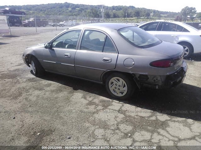 3FAFP13P81R211667 - 2001 FORD ESCORT TAN photo 3