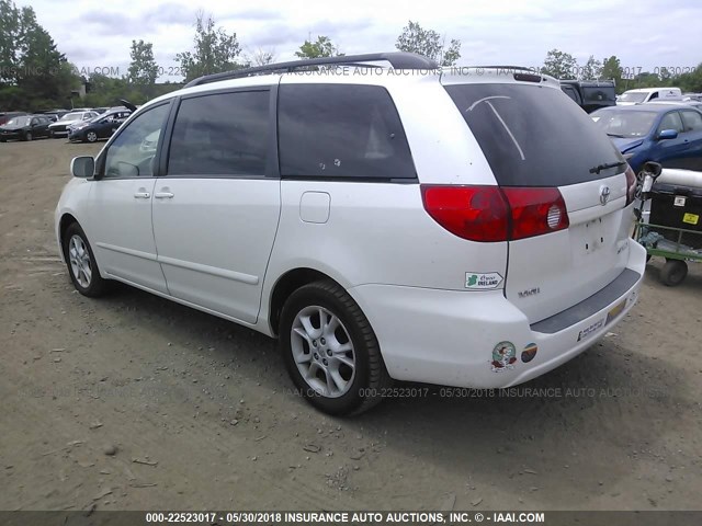 5TDZA22C86S526003 - 2006 TOYOTA SIENNA XLE/XLE LIMITED WHITE photo 3