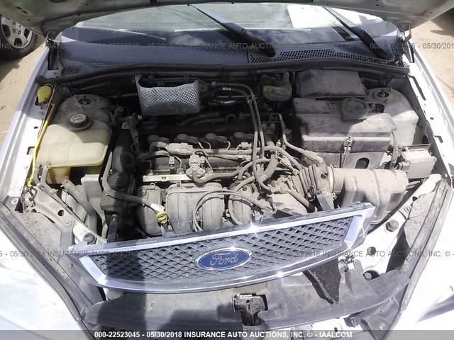 1FAFP37N17W349559 - 2007 FORD FOCUS ZX5/S/SE/SES SILVER photo 10