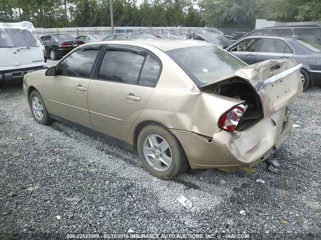 1G1ZT52824F136530 - 2004 CHEVROLET MALIBU LS 金色 照片 3