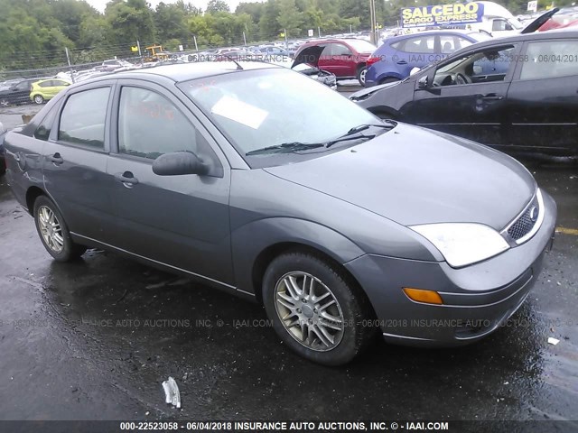 1FAHP34N67W351790 - 2007 FORD FOCUS ZX4/S/SE/SES GRAY photo 1