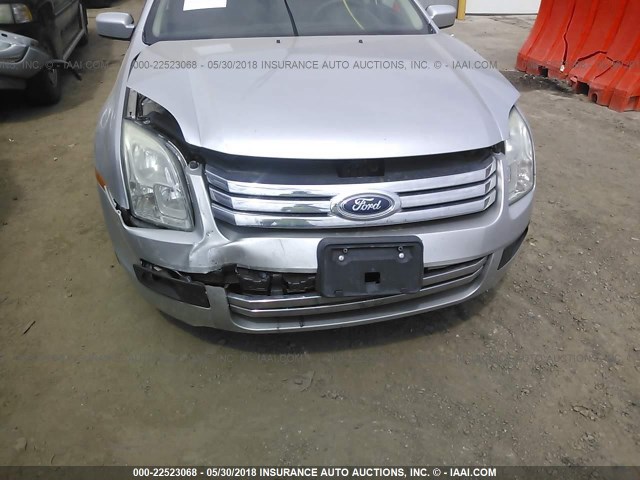 3FAHP07Z99R111183 - 2009 FORD FUSION SE SILVER photo 6