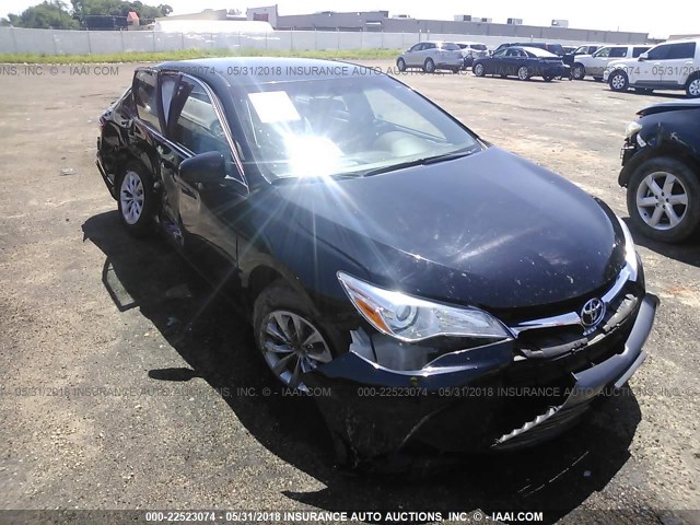 4T1BF1FK9FU948092 - 2015 TOYOTA CAMRY LE/XLE/SE/XSE BLACK photo 1