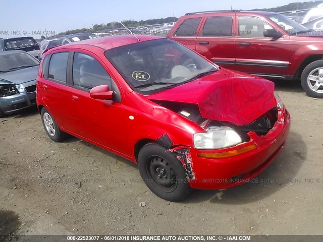 KL1TD626X5B301612 - 2005 CHEVROLET AVEO LS 红色 照片 1