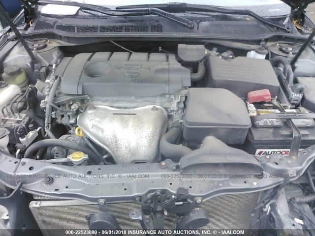 4T1BF3EK7BU777186 - 2011 TOYOTA CAMRY SE/LE/XLE ნაცრისფერი ფოტო 10