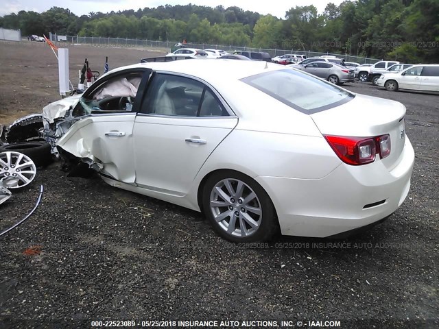 1G11H5SA8DF187922 - 2013 CHEVROLET MALIBU LTZ 白色 照片 3