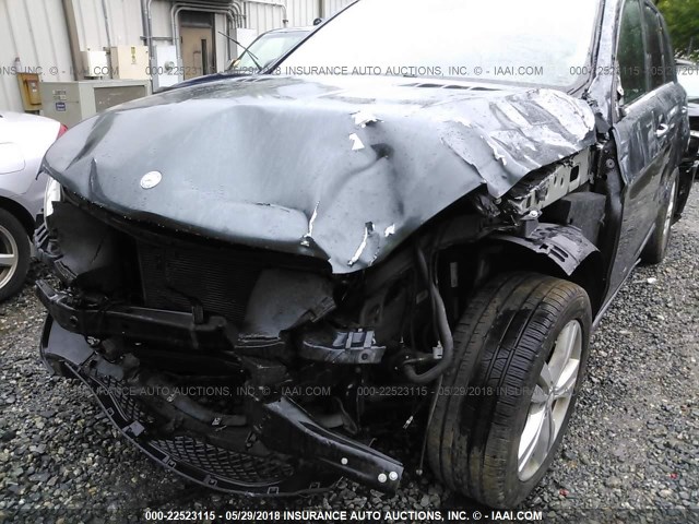 4JGDA5HB1EA270921 - 2014 MERCEDES-BENZ ML 350 4MATIC BLUE photo 6