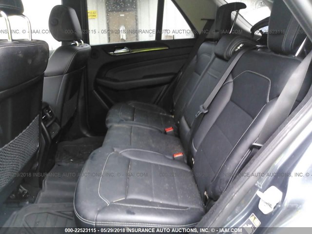 4JGDA5HB1EA270921 - 2014 MERCEDES-BENZ ML 350 4MATIC BLUE photo 8