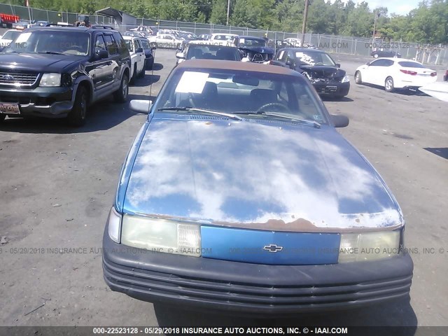 1G1JC1440P7105775 - 1993 CHEVROLET CAVALIER VL/RS BLUE photo 6