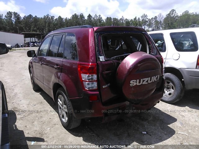 JS3TE947274201039 - 2007 SUZUKI GRAND VITARA LUXURY RED photo 3