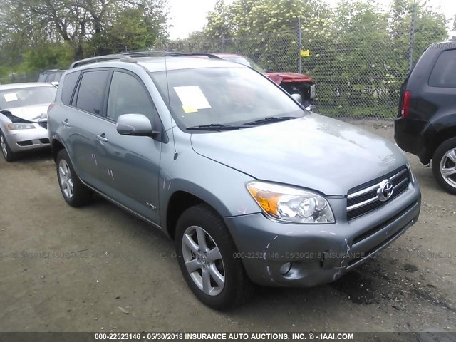 JTMBD31V576024892 - 2007 TOYOTA RAV4 LIMITED TEAL photo 1