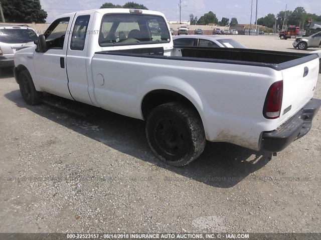 1FTSX20597EA70203 - 2007 FORD F250 SUPER DUTY WHITE photo 3