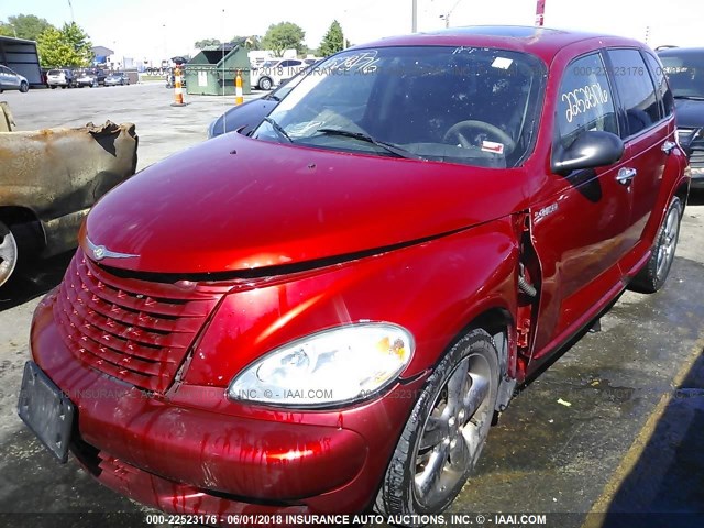 3C8FY78G63T592281 - 2003 CHRYSLER PT CRUISER GT RED photo 2