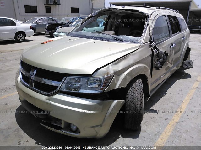 3D4PG6FV8AT108583 - 2010 DODGE JOURNEY R/T GOLD photo 2