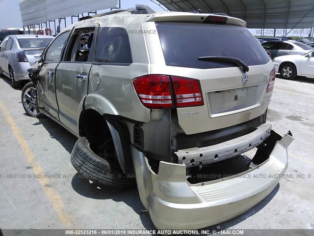 3D4PG6FV8AT108583 - 2010 DODGE JOURNEY R/T GOLD photo 3