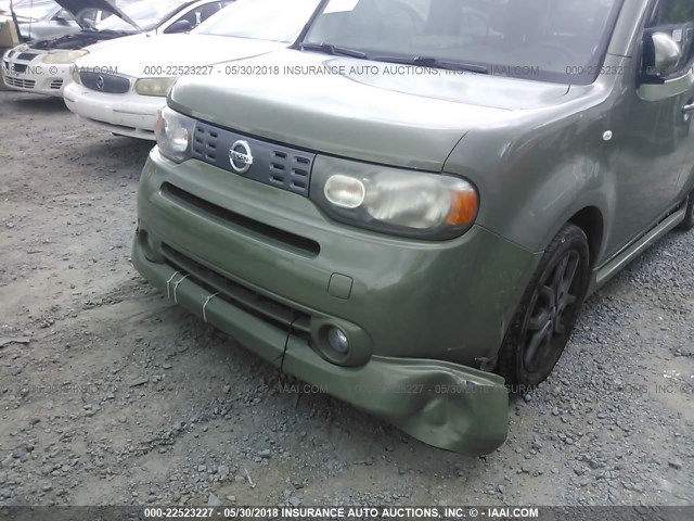 JN8AZ28R39T104202 - 2009 NISSAN CUBE S/SL GREEN photo 6