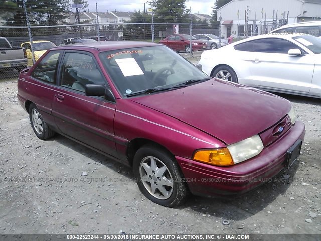 1FARP11J0RW250290 - 1994 FORD ESCORT LX/SPORT RED photo 1