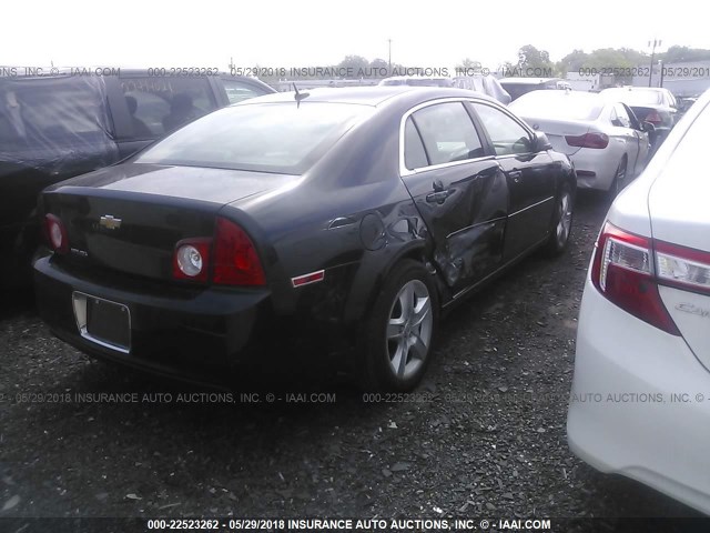 1G1ZB5EBXAF119707 - 2010 CHEVROLET MALIBU LS 黑色 照片 4
