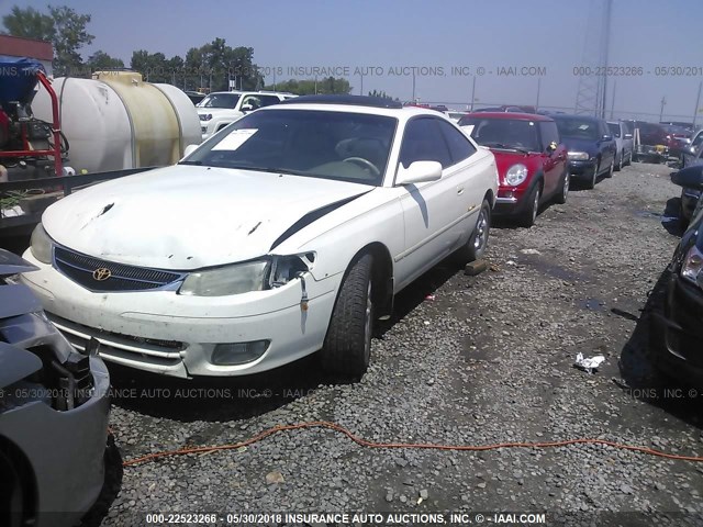 2T1CF22P1YC391274 - 2000 TOYOTA CAMRY SOLARA SE/SLE თეთრი ფოტო 2