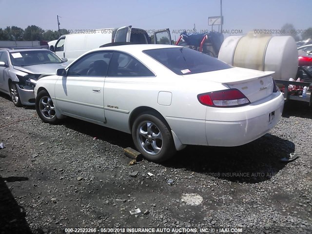 2T1CF22P1YC391274 - 2000 TOYOTA CAMRY SOLARA SE/SLE თეთრი ფოტო 3