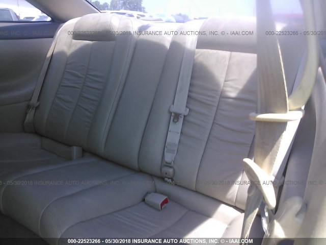 2T1CF22P1YC391274 - 2000 TOYOTA CAMRY SOLARA SE/SLE თეთრი ფოტო 8