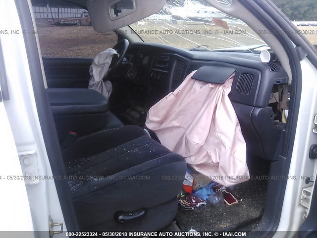 3D7KS28C85G815391 - 2005 DODGE RAM 2500 ST/SLT 白色 照片 5