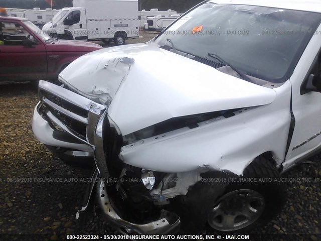 3D7KS28C85G815391 - 2005 DODGE RAM 2500 ST/SLT 白色 照片 6