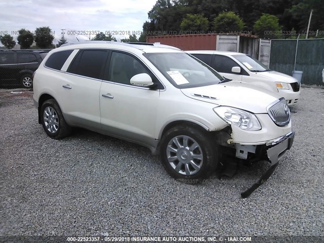 5GAKRCED8CJ167041 - 2012 BUICK ENCLAVE WHITE photo 1