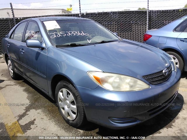 4T1BE32K04U937578 - 2004 TOYOTA CAMRY LE/XLE/SE Mavi foto 1