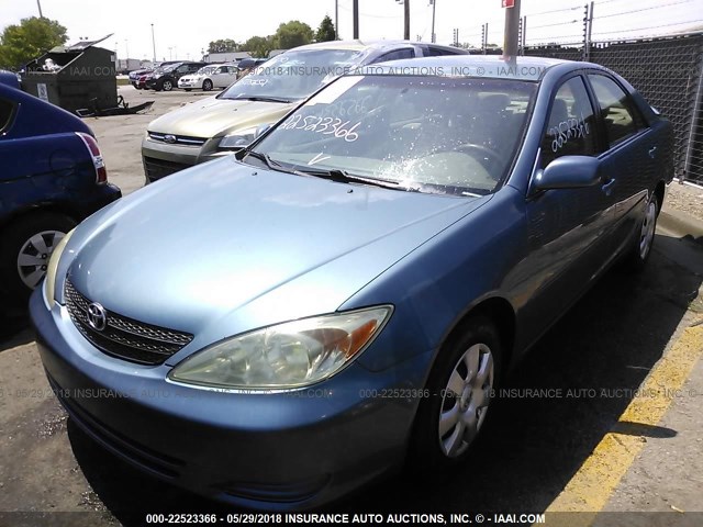4T1BE32K04U937578 - 2004 TOYOTA CAMRY LE/XLE/SE Mavi foto 2