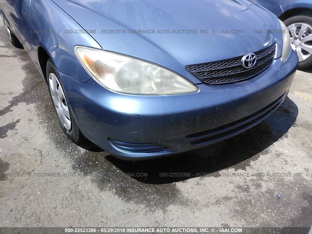 4T1BE32K04U937578 - 2004 TOYOTA CAMRY LE/XLE/SE Mavi foto 6