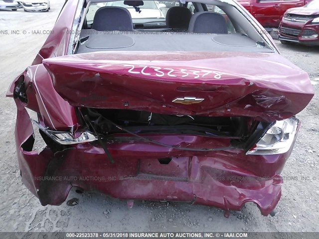 2G1WB5E31E1173163 - 2014 CHEVROLET IMPALA LIMITED LT RED photo 6