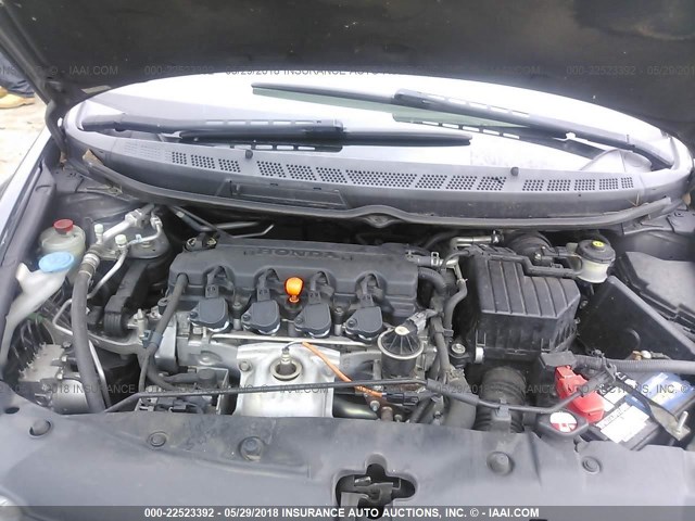 2HGFG12999H512910 - 2009 HONDA CIVIC EXL GRAY photo 10